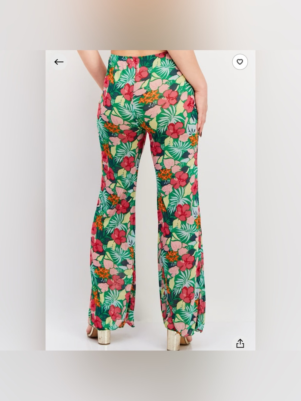 Dippin Daisy Women's Hit The Highway Top/ Floral Printed Wide Leg Pants
SET L - Picture 8 of 8